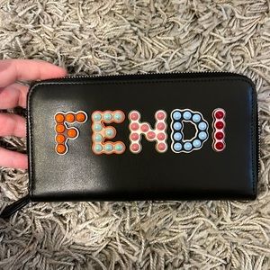 Fendi multicolored wallet -used twice